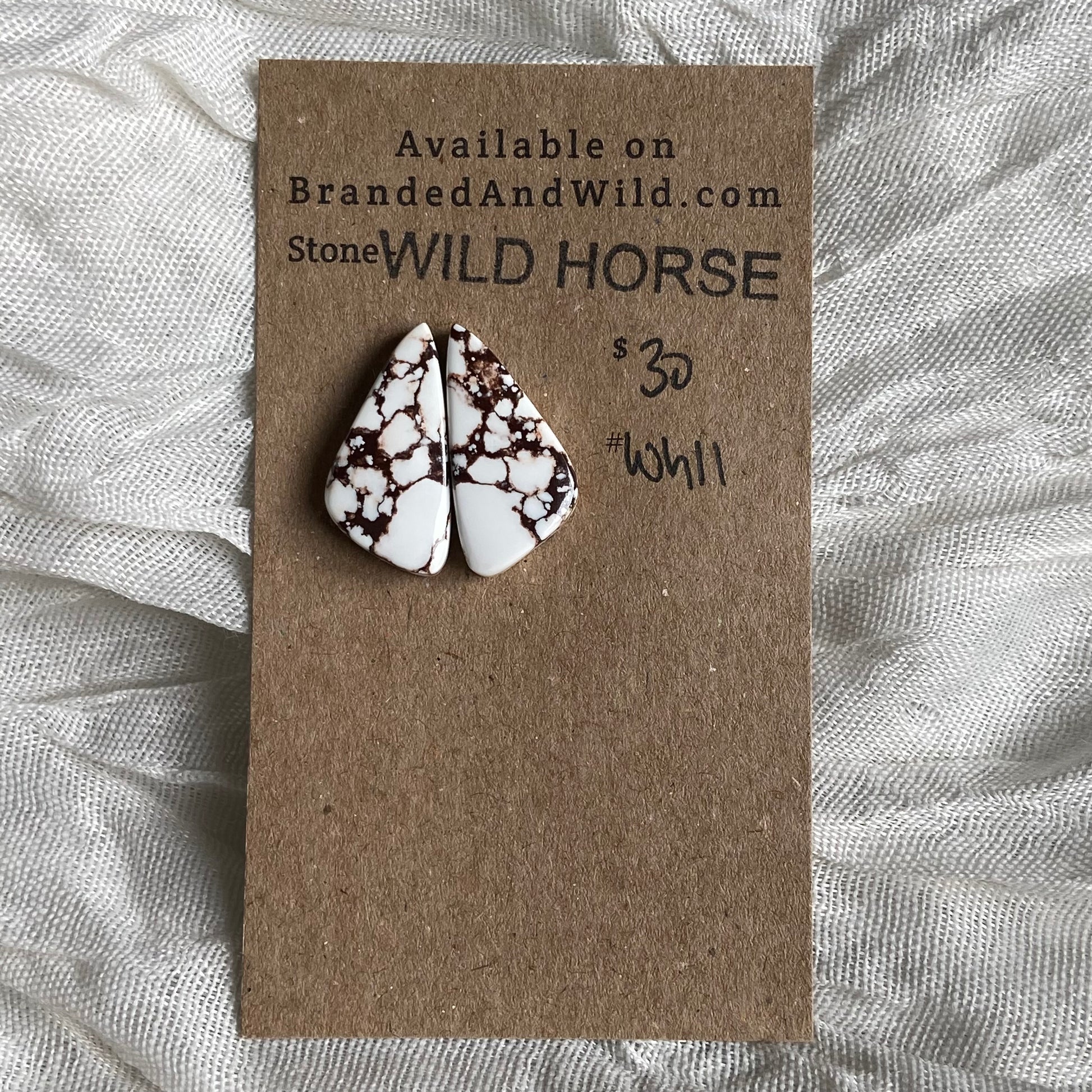 Wild Horse Cabochon - WH11 EADFFF56-0D0C-4909-B35C-A997117C0290 Brandedandwild.com