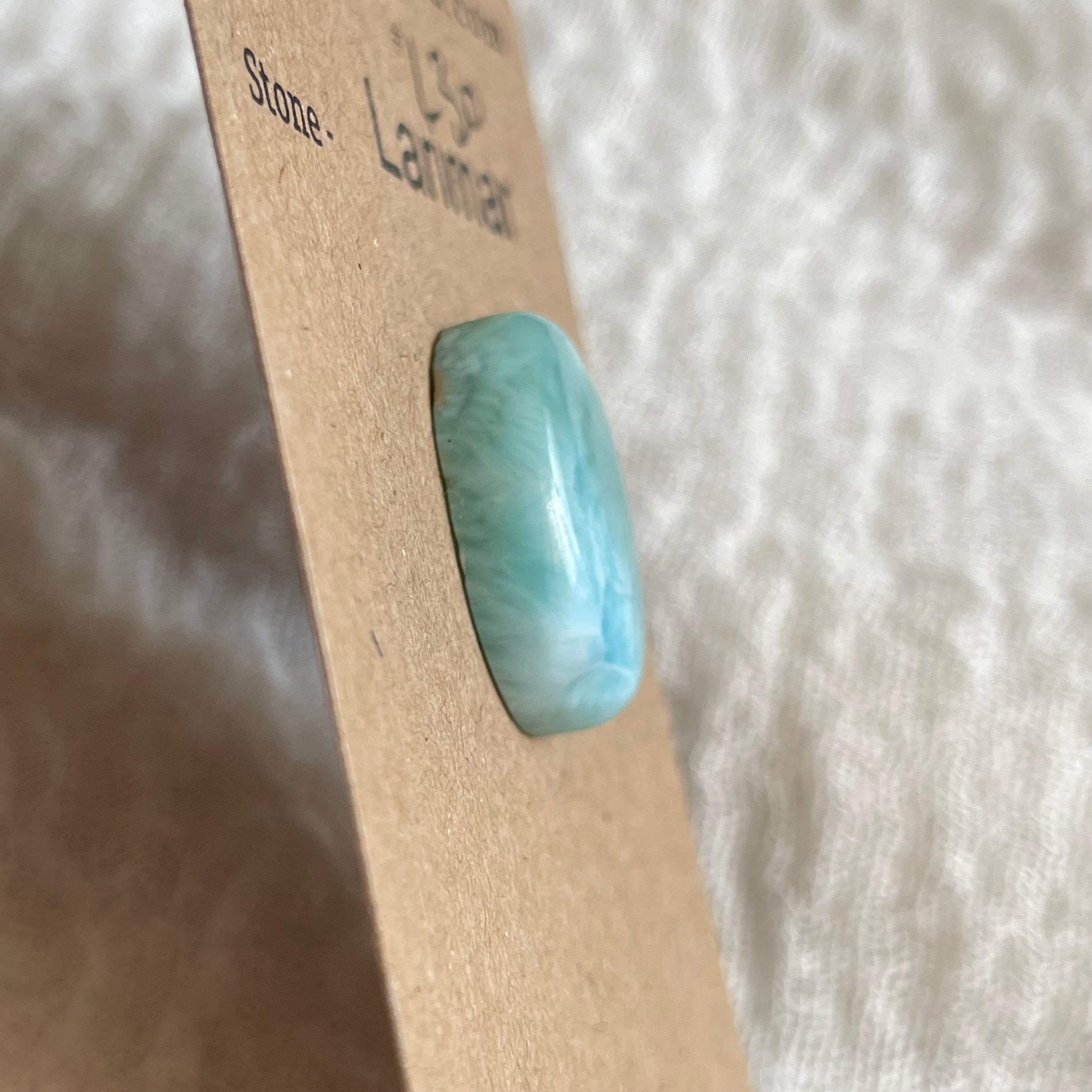 Larimar Cabochon - L30 EB12D18F-EA85-42F3-B760-D96D44F51B6A Brandedandwild.com