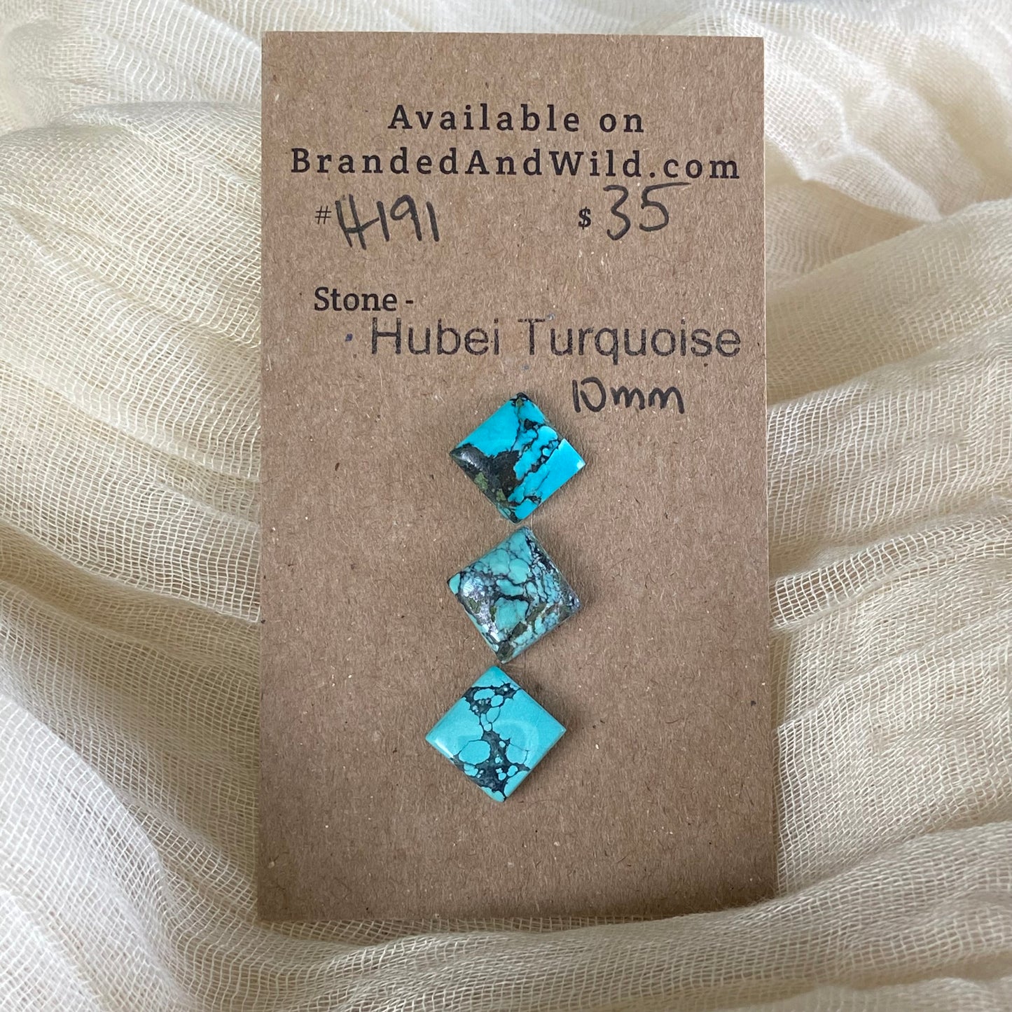 Hubei Turquoise Cabochon - H191 EB1FB9D2-46F0-42EC-A0BC-45CEB5C2ACBF Brandedandwild.com