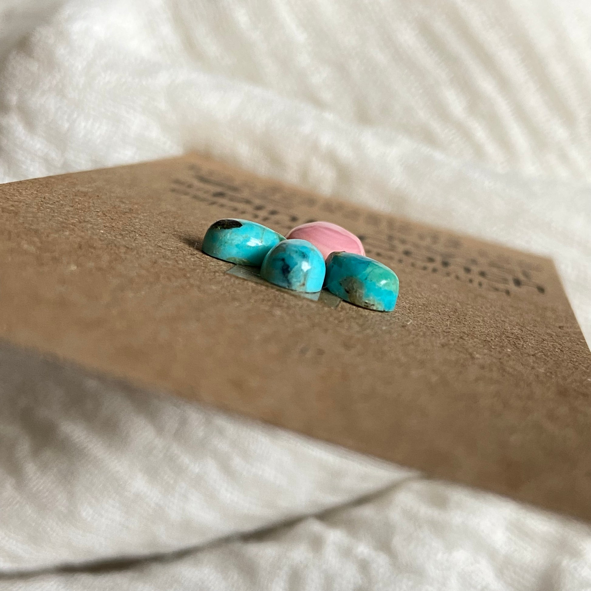 Kingman / Pink Conch Cabochon - Mix251 EB2A0294-AE32-482C-810C-88D337F01FAF Brandedandwild.com