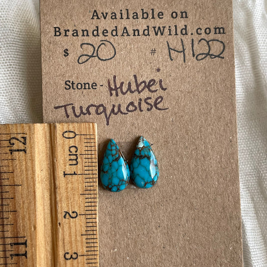 Hubei Turquoise Cabochon - H122 EB50772D-95EE-4DF7-B5AD-F9085F426626 Brandedandwild.com