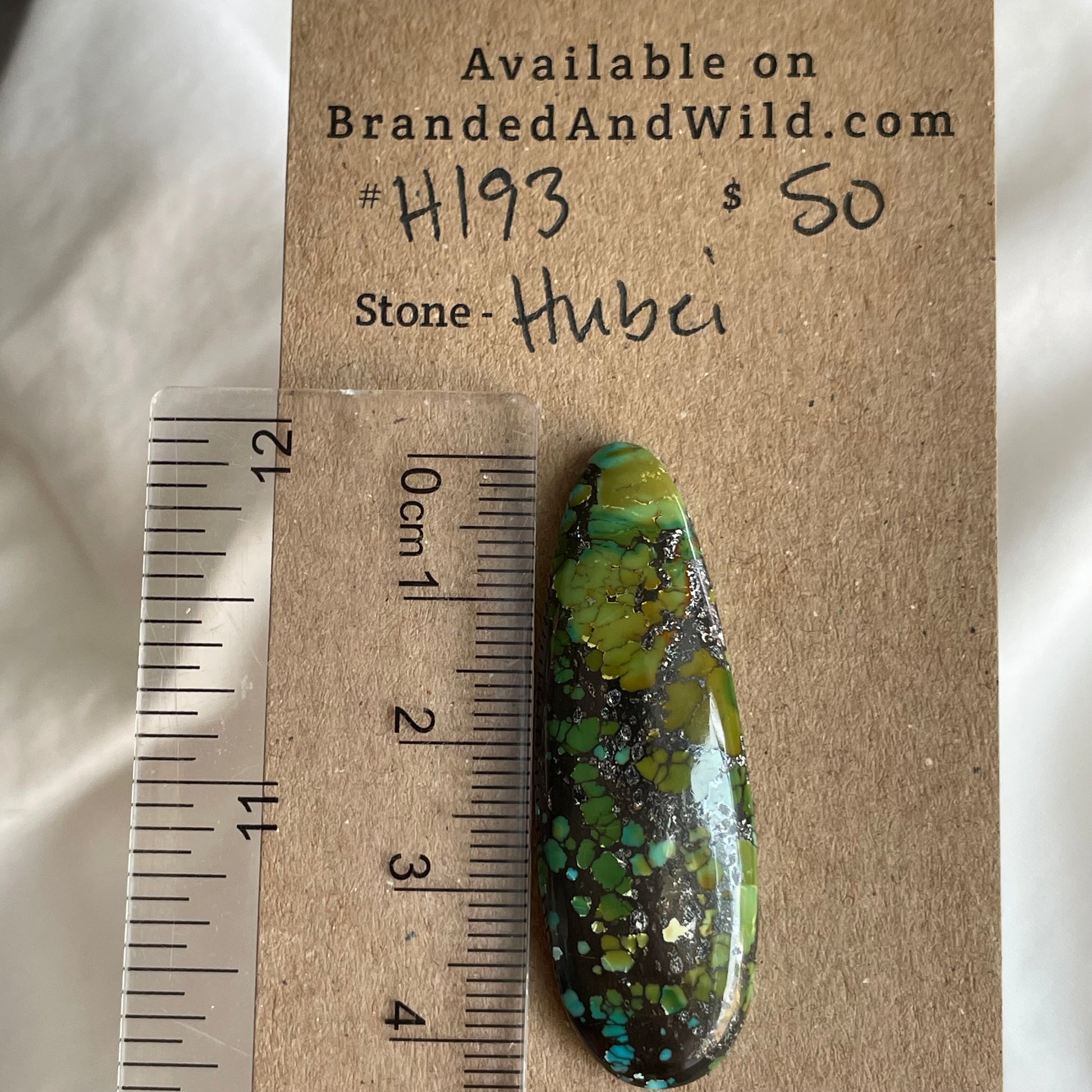 Hubei Turquoise Cabochon - H193 EB628C57-0D19-4EAE-A2F5-FF664A8CA507 Brandedandwild.com