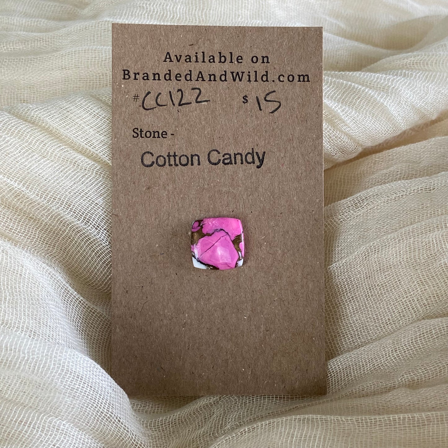 Cotton Candy Cabochon - CC122 EB654684-968E-45D2-B091-83A6F47427BB Brandedandwild.com