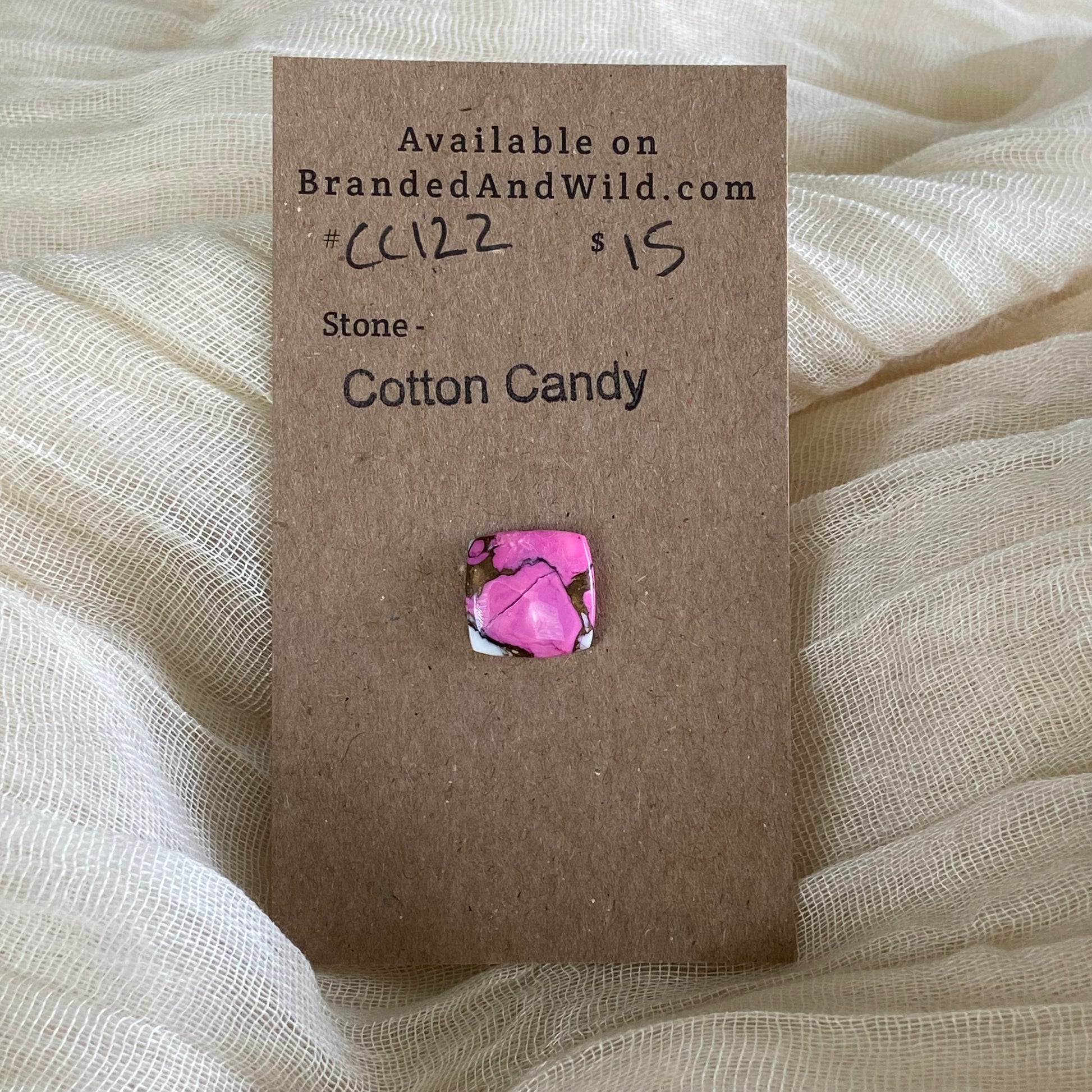 Cotton Candy Cabochon - CC122 EB654684-968E-45D2-B091-83A6F47427BB Brandedandwild.com