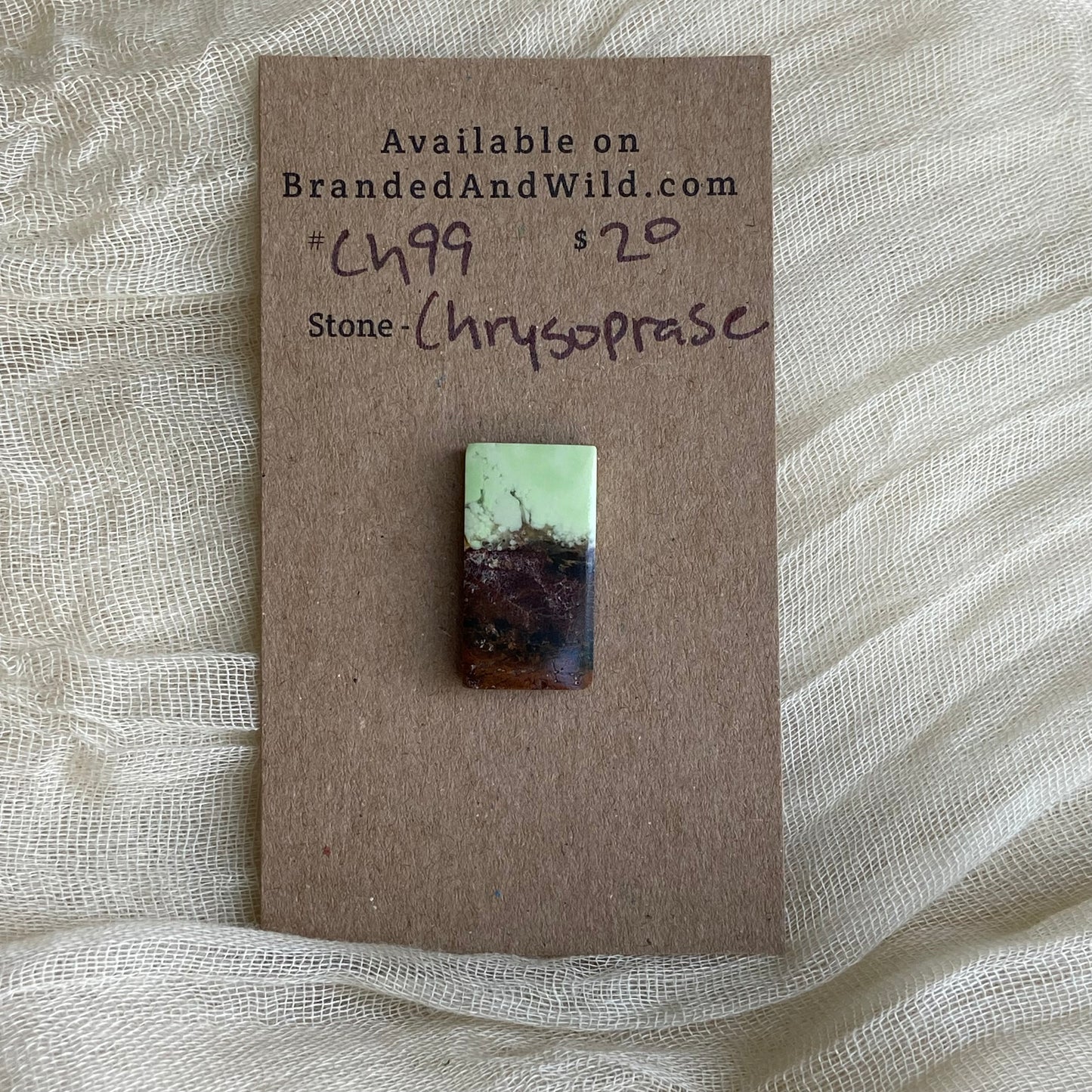 Chrysoprase Cabochon - Ch99