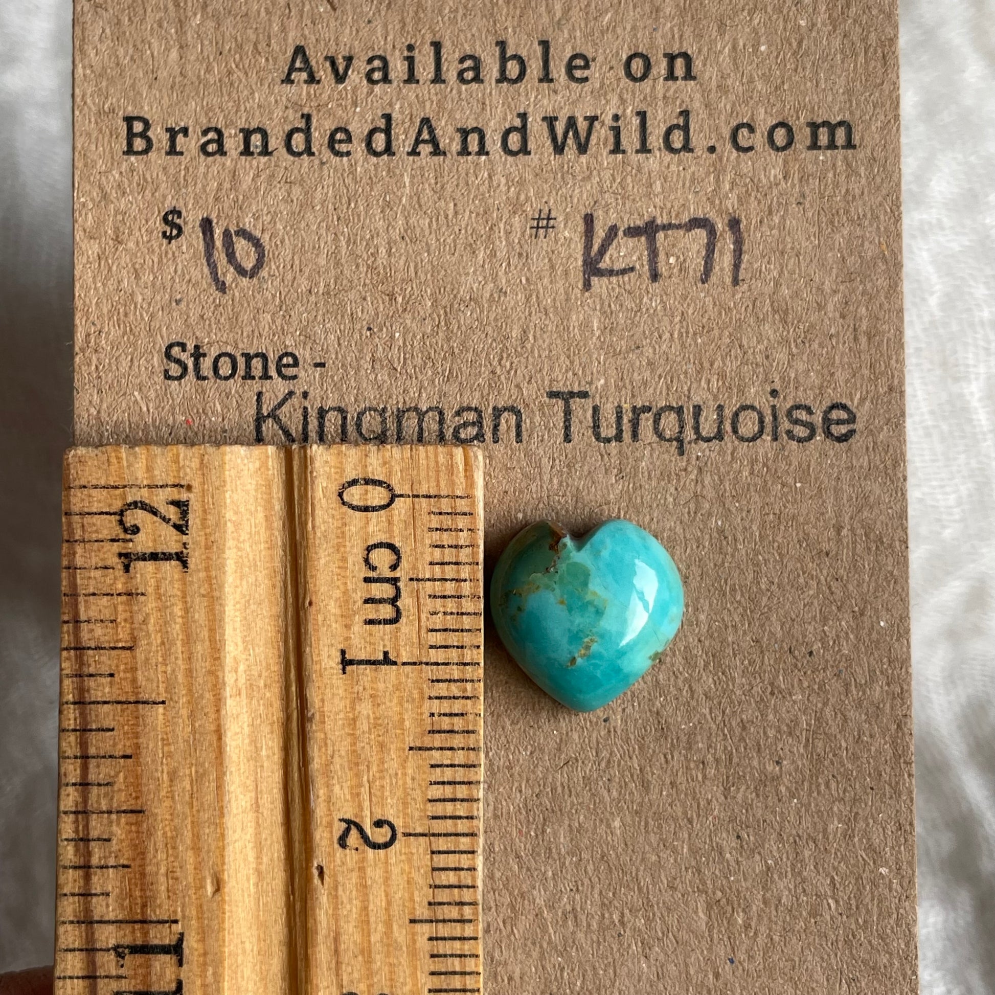 Kingman Turquoise Cabochon - KT71 EB8C51B4-E735-463E-951D-2F31DE8DB9E3 Brandedandwild.com