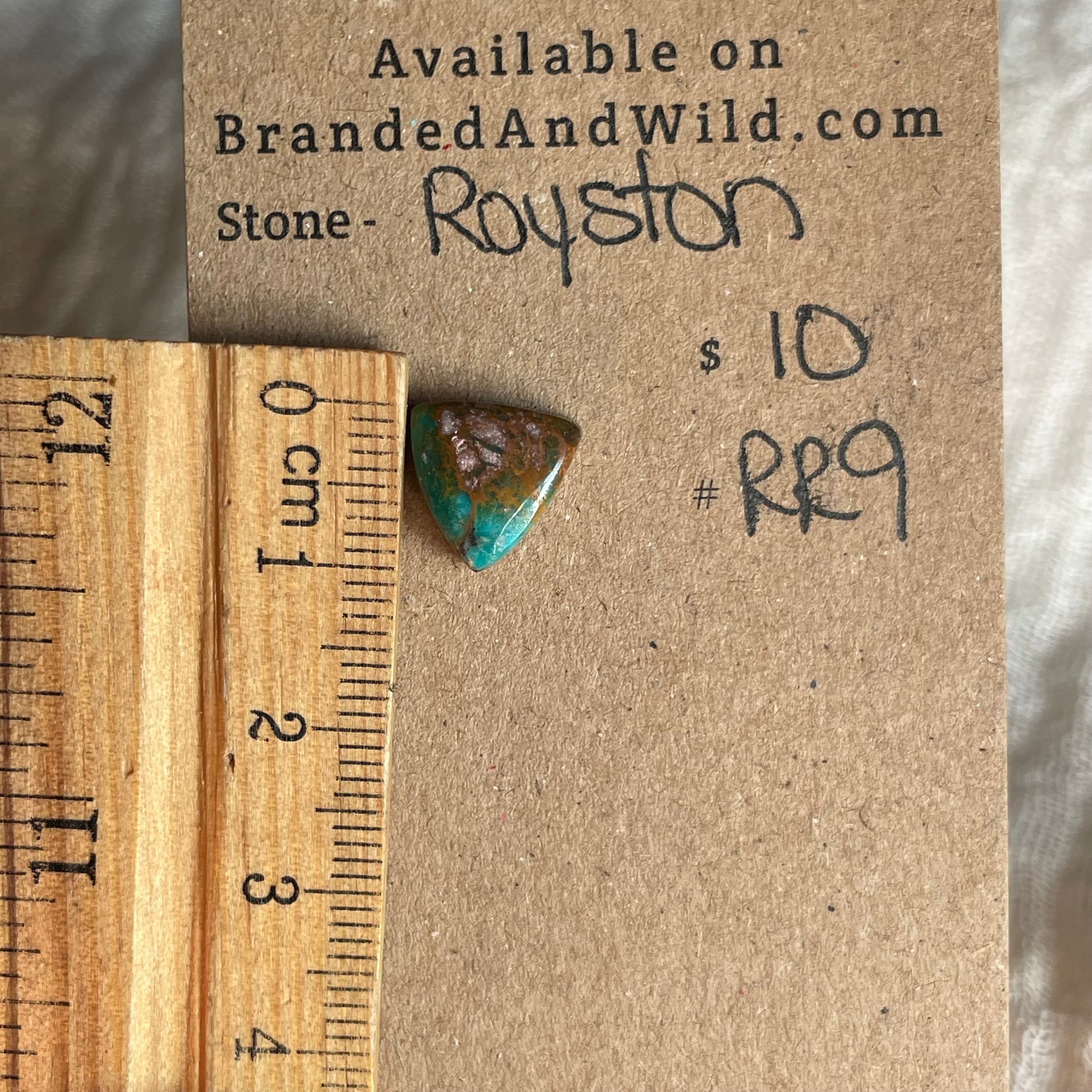Royston Ribbon Turquoise Cabochon RR9 EB92FDD4-D163-498A-8148-331F64243F2F Brandedandwild.com