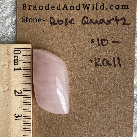 Rose Quartz Cabochon - RQ11