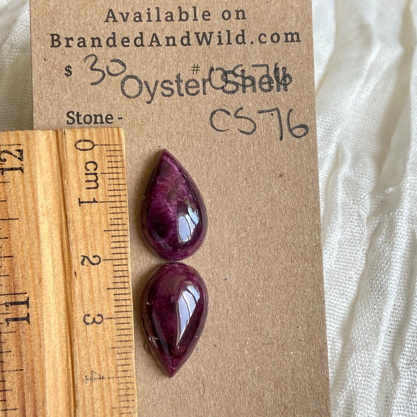 Oyster Shell Cabochon - OS76