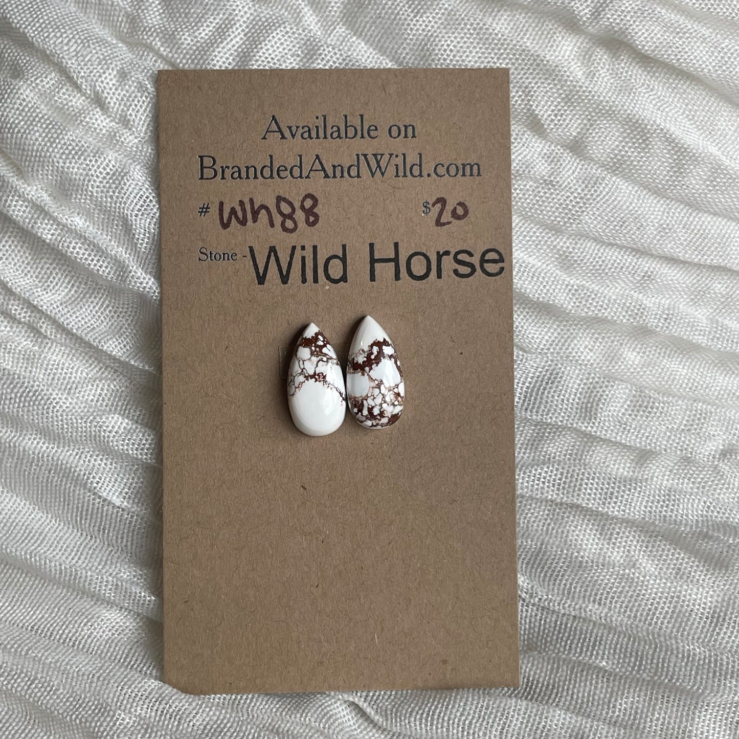 Wild Horse Cabochon - WH88 EBE8BEB6-7B5B-450C-A395-CB5A7107EA2F Brandedandwild.com