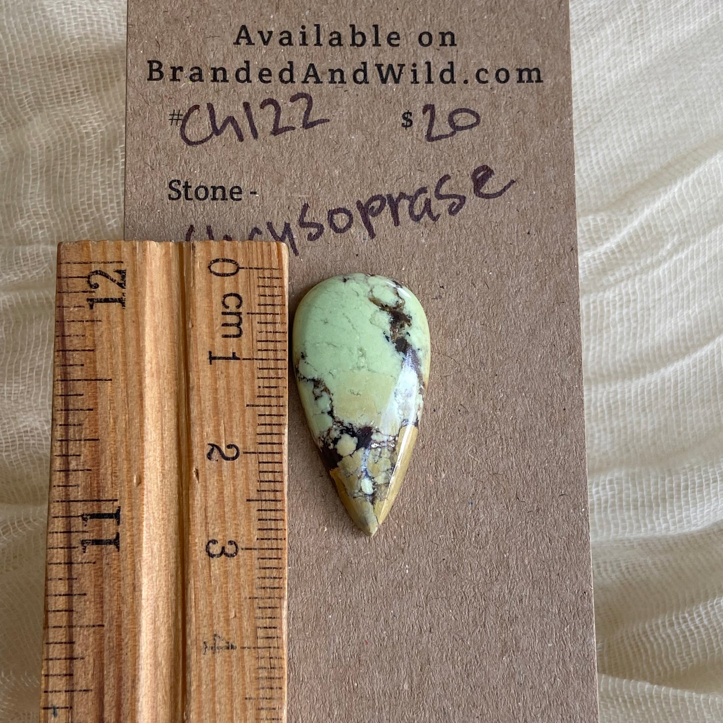 Chrysoprase Cabochon - Ch122