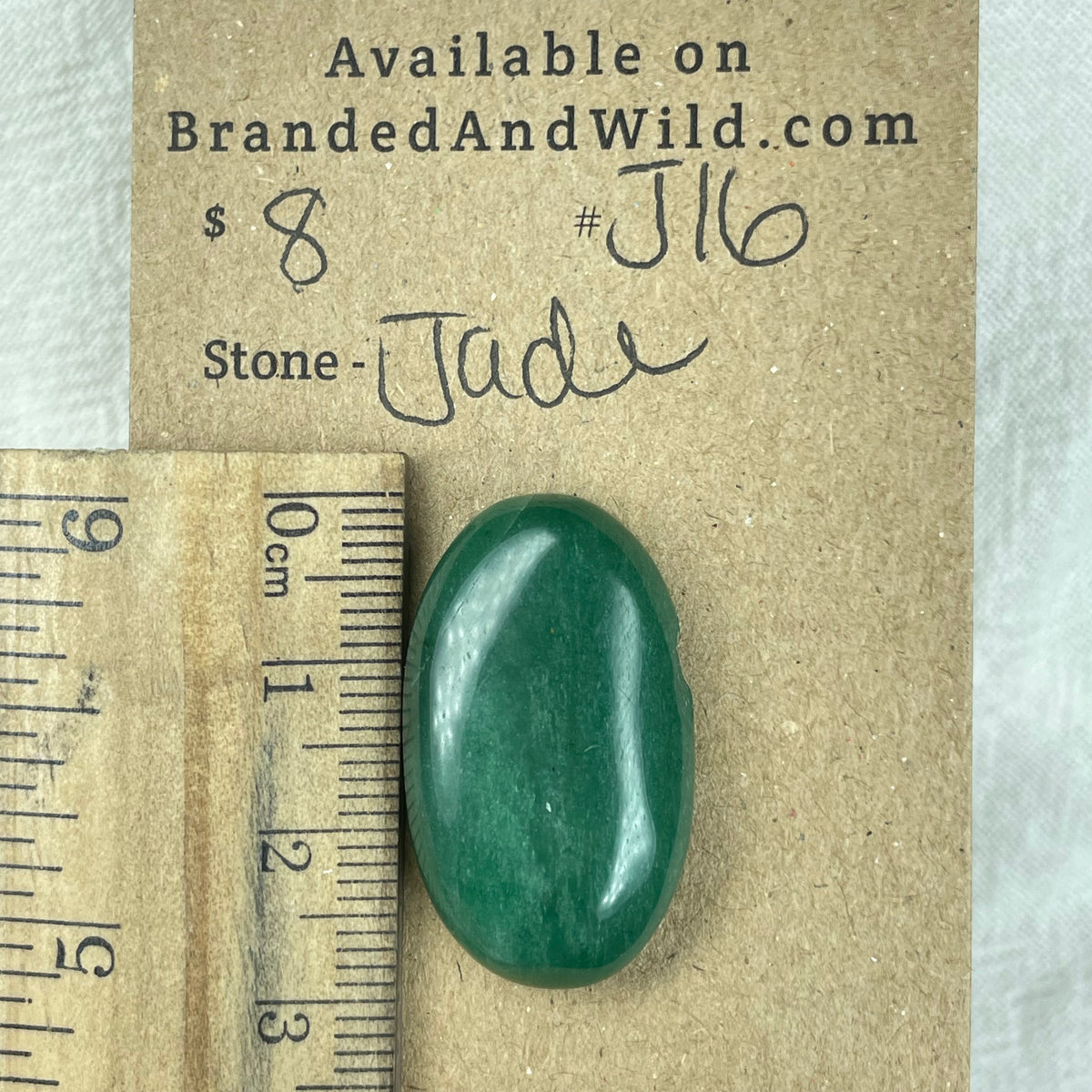 Jade Cabochon - J16 EC46CFB9-002F-4C9A-BDC4-29F619268032 Brandedandwild.com