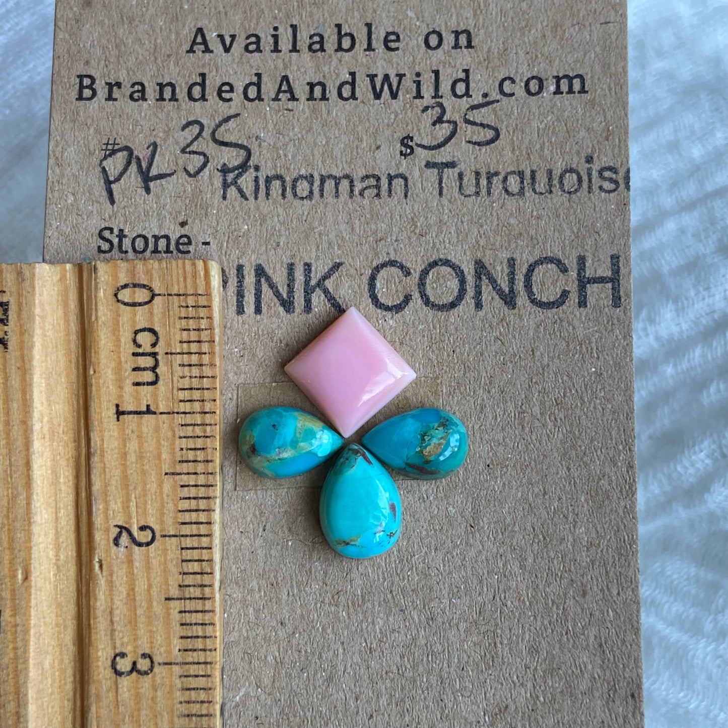 Pink Conch / Oyster Shell Cabochon - PK35