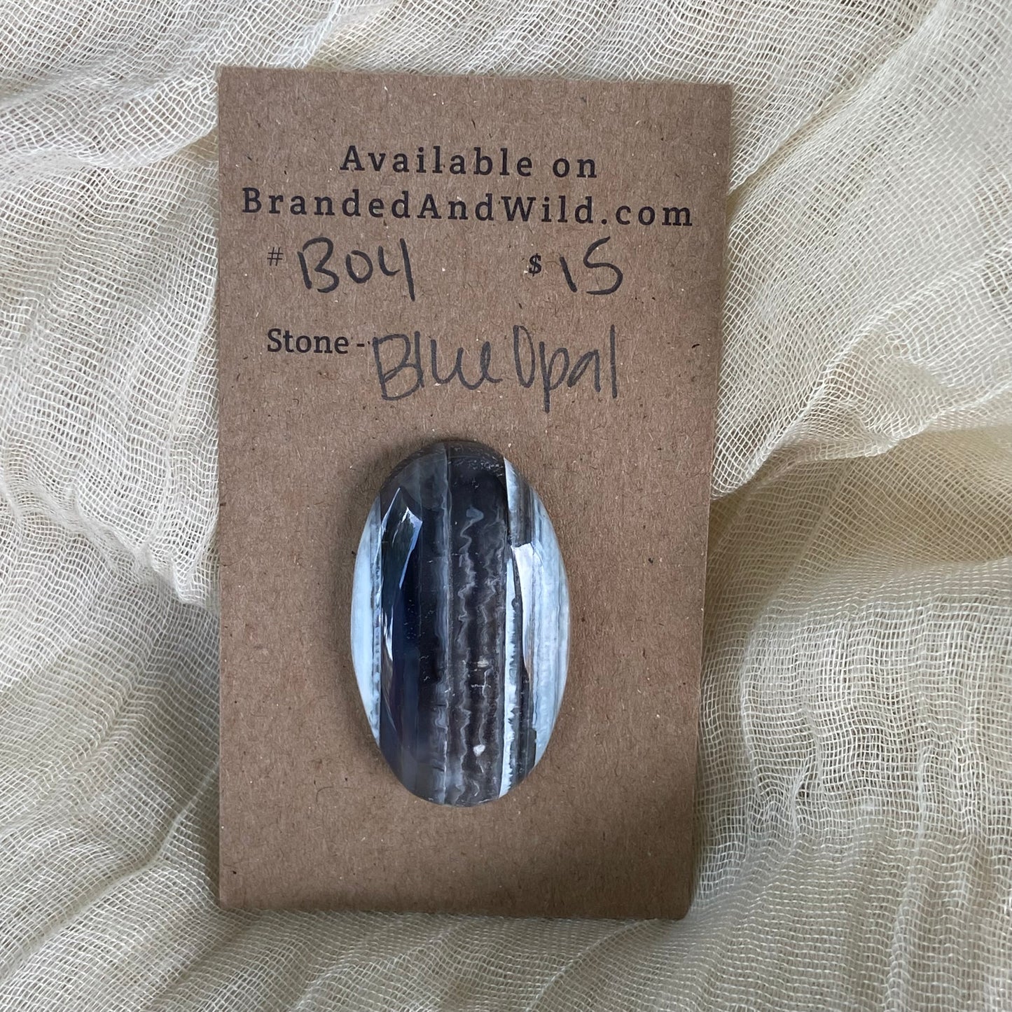 Blue Opal Cabochon - B04