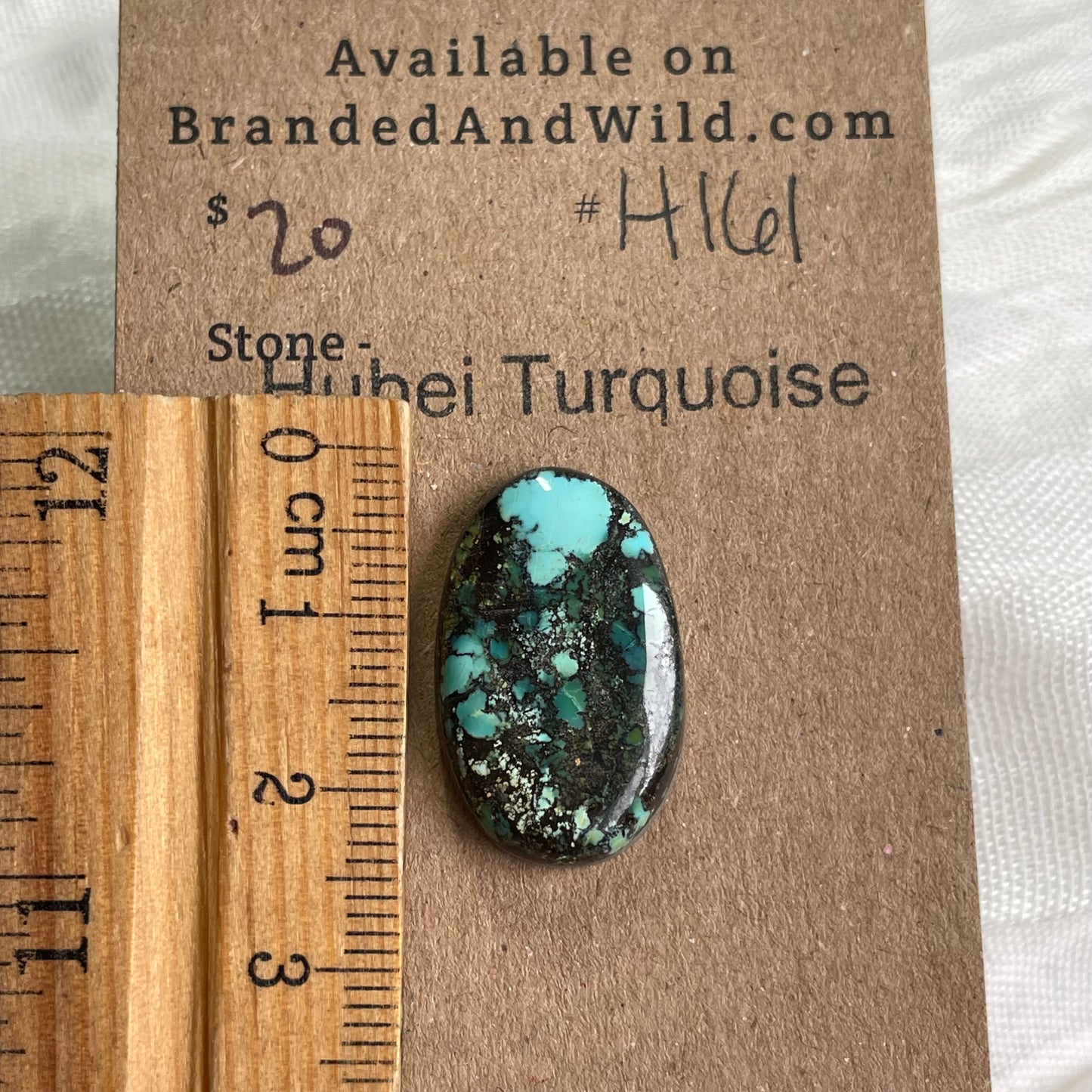 Hubei Turquoise Cabochon - H161 EC7677C0-788A-4EA8-AFF5-A99127ABDB9C Brandedandwild.com