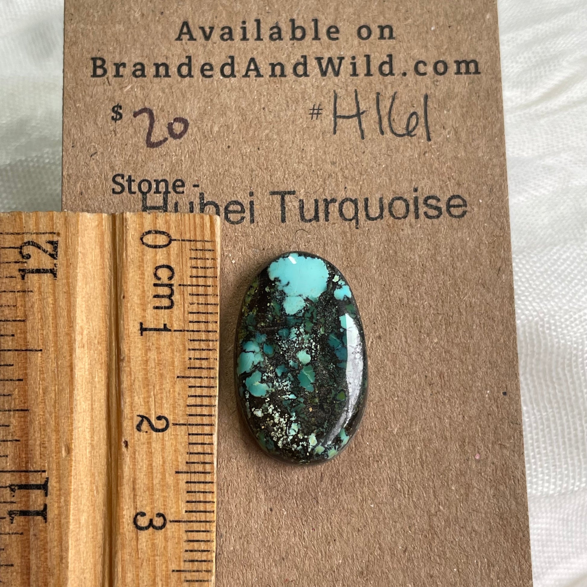 Hubei Turquoise Cabochon - H161 EC7677C0-788A-4EA8-AFF5-A99127ABDB9C Brandedandwild.com
