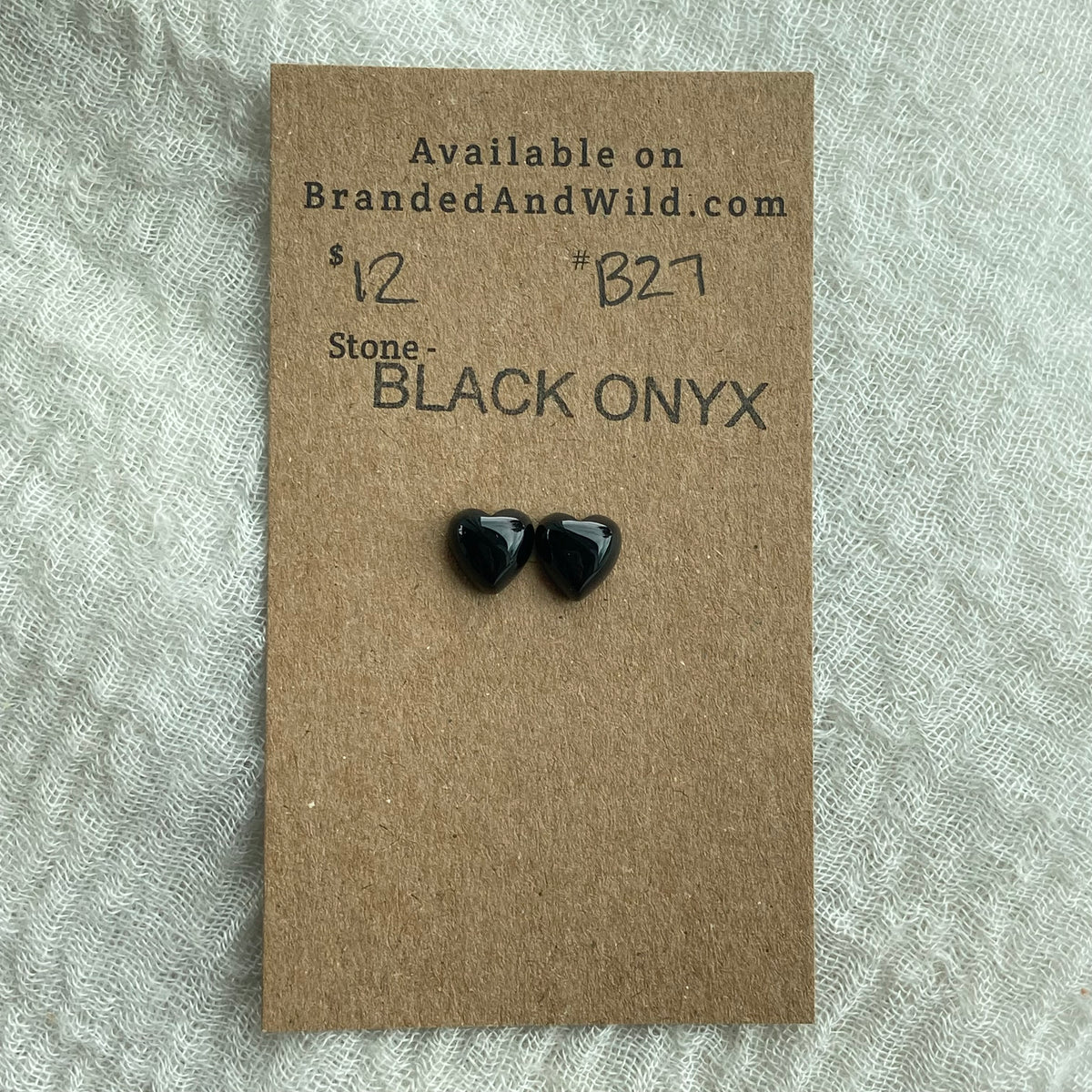 Black Onyx - Cabochon - B27