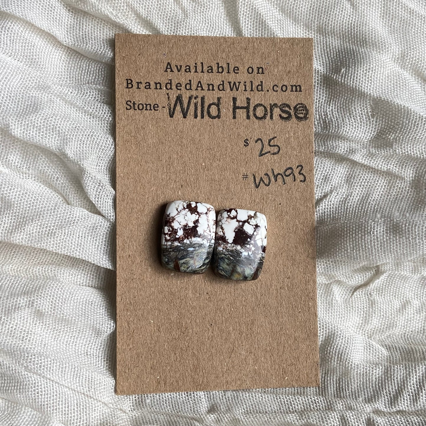 Wild Horse Cabochon - WH93 ECA35786-18E9-4EE9-99A5-EE8EE6CCE773 Brandedandwild.com