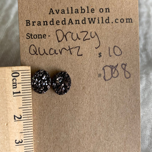 Druzy Quartz Cabochon - DQ8
