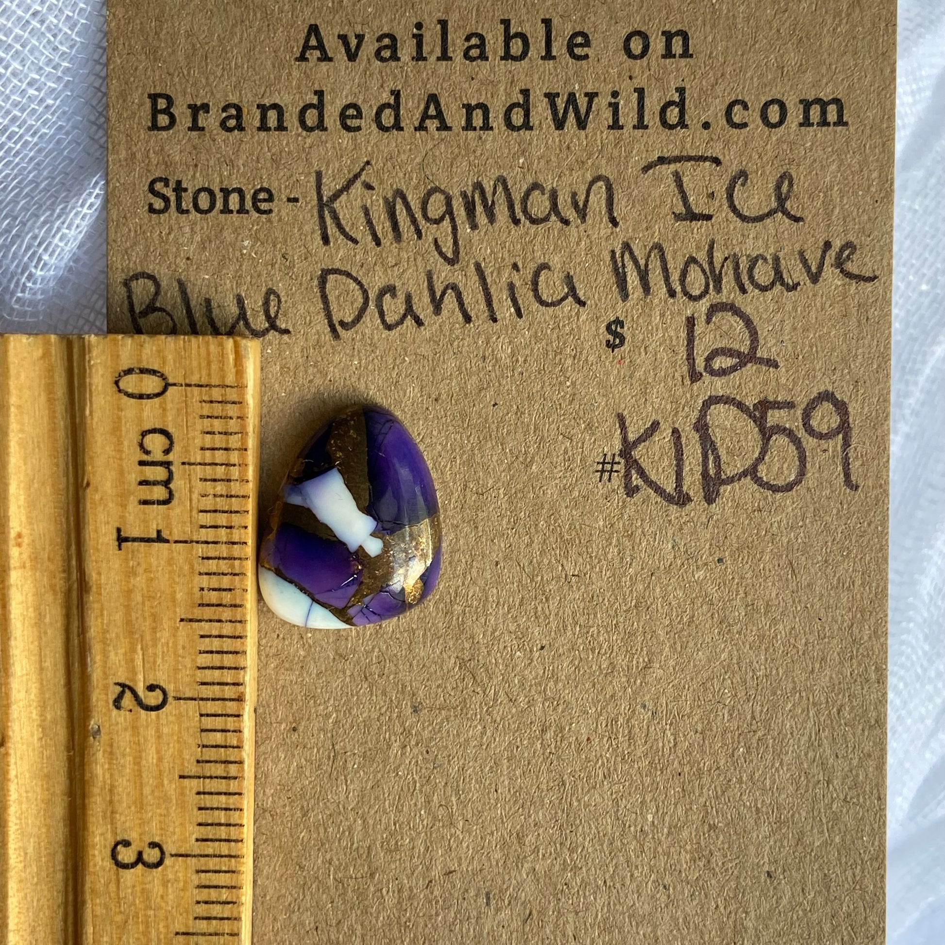 Kingman Ice Blue Dahlia Mohave - KID59 ECB547C5-6386-4973-8B49-BE4FD579CC5A Brandedandwild.com