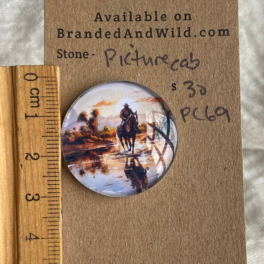 Picture Cabochon - Cabochon - PC69 ECCD8003-5B51-4C39-8728-44158036C6E6 Brandedandwild.com