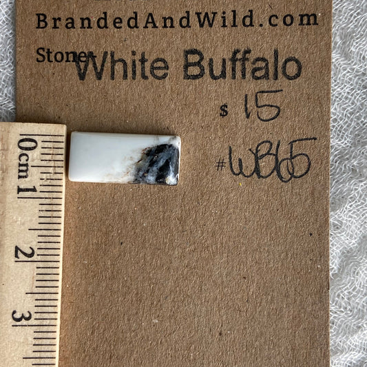 White Buffalo Cabochon - WB65