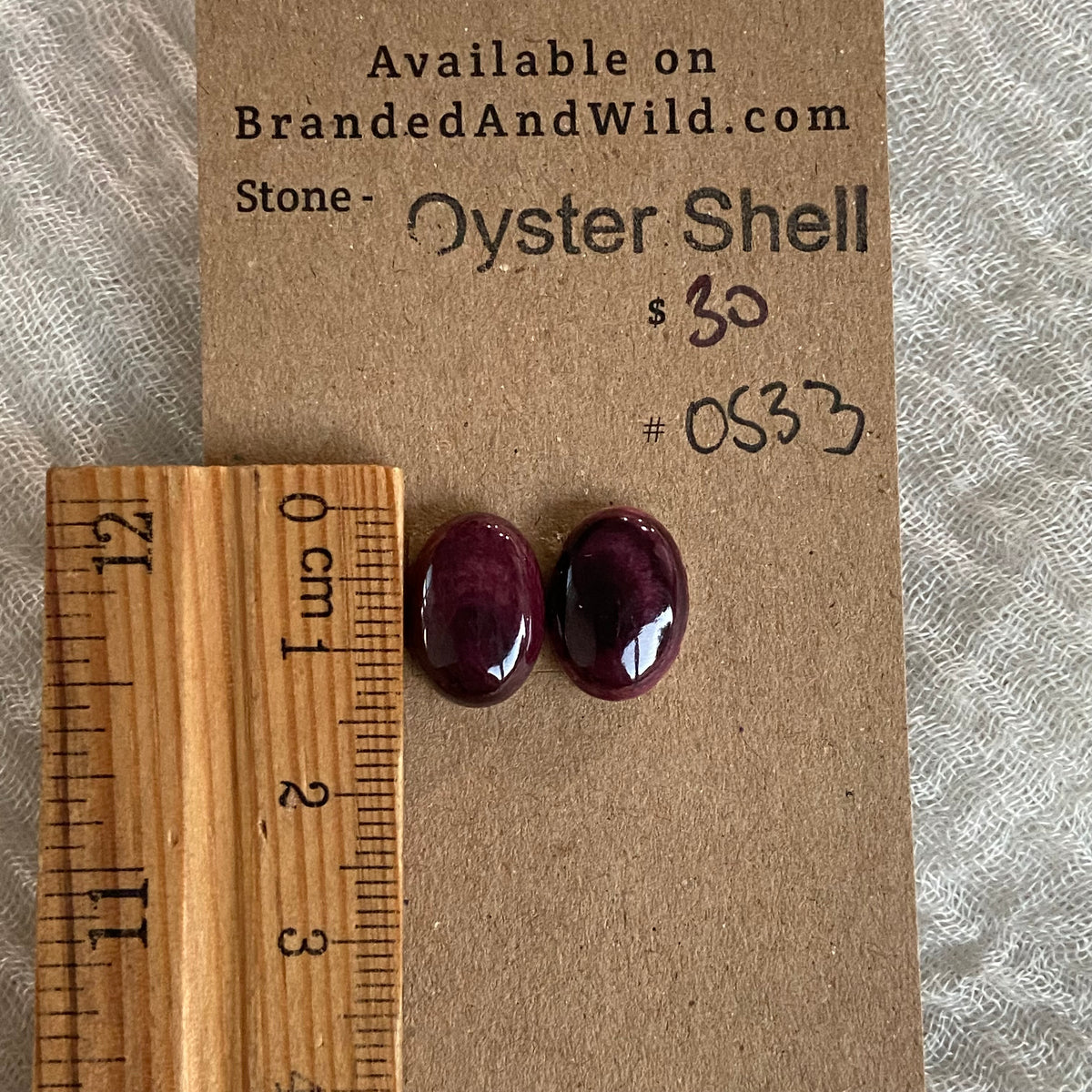 Oyster Shell Cabochon - OS33