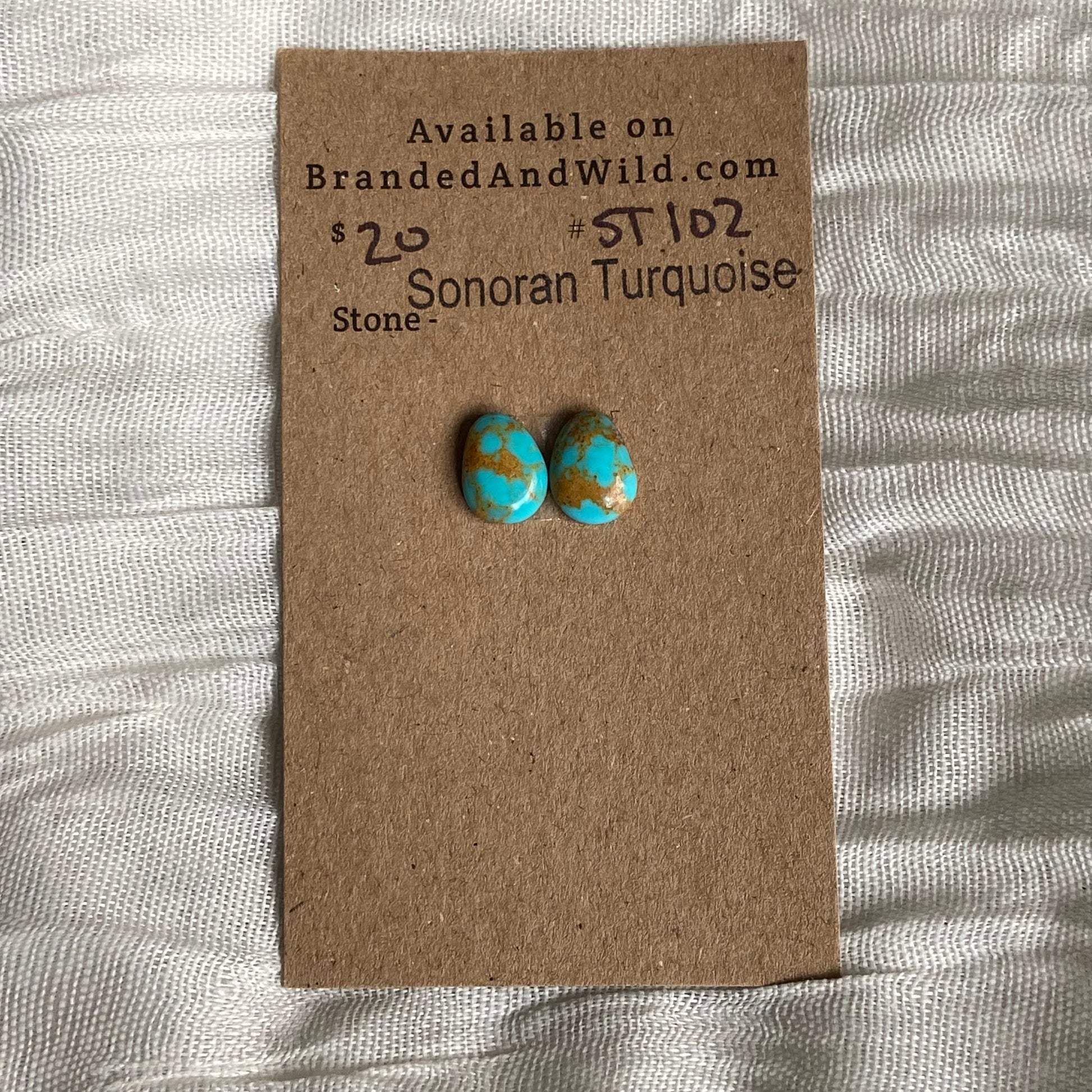 Sonoran Turquoise Cabochon - ST102 ECE6699F-400D-42EA-917E-36310D15D678 Brandedandwild.com