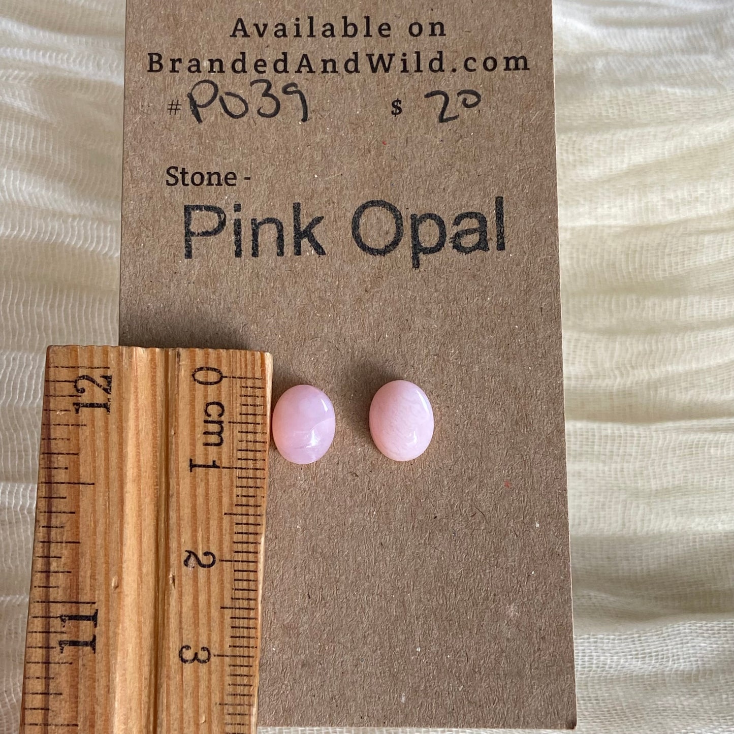 Pink Opal Cabochon - P039