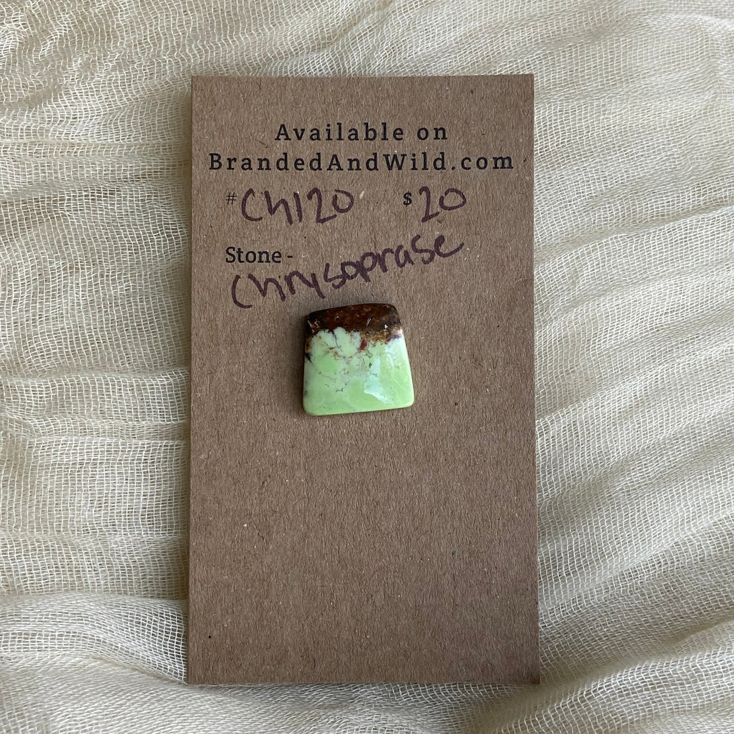 Chrysoprase Cabochon - Ch120