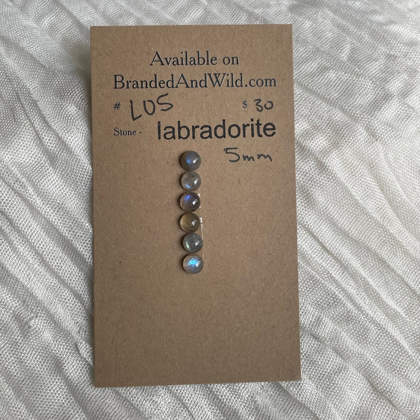 Labradorite Cabochon - L05 ED2B49D0-FFF7-453E-A44A-88B65C83C2B6 Brandedandwild.com