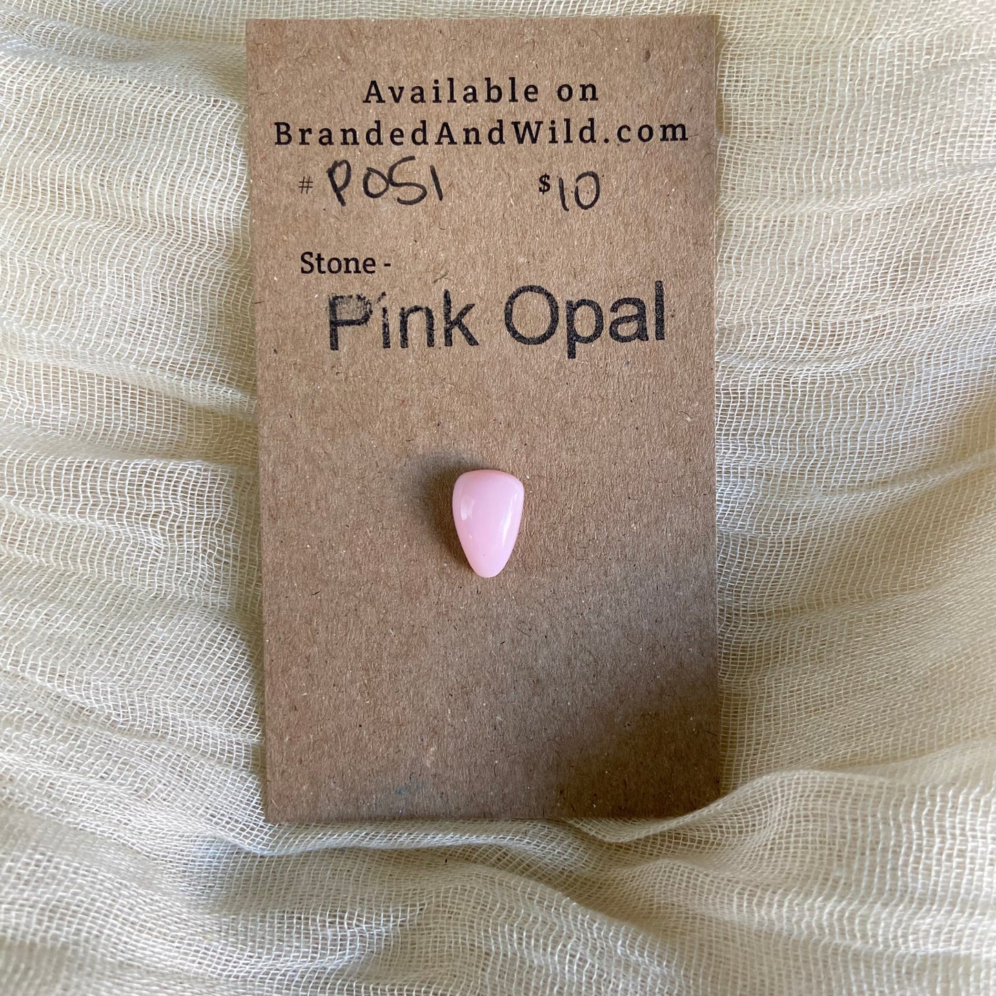 Pink Opal Cabochon - P051