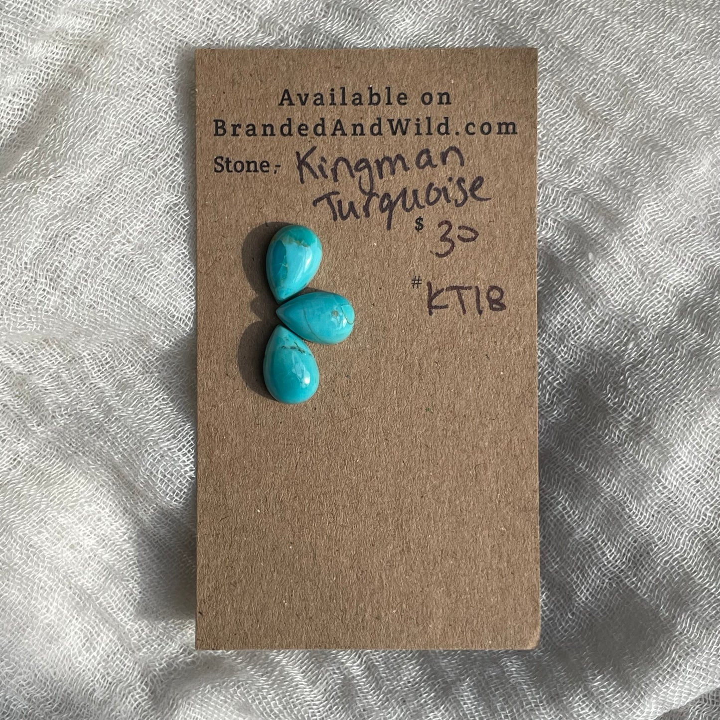 Kingman Turquoise Cabochon - KT18