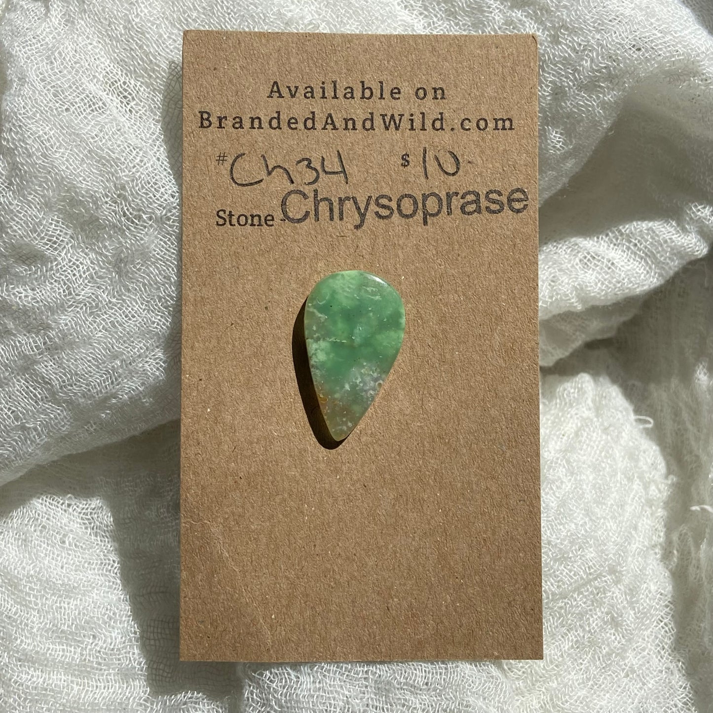 Chrysoprase Cabochon - Ch34