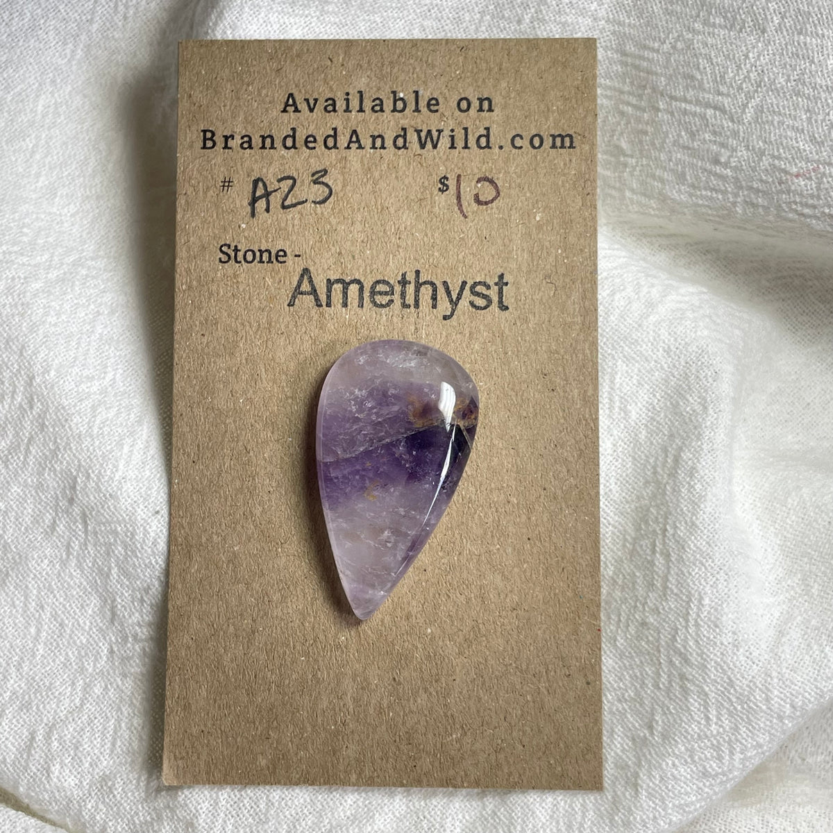 Amethyst Cabochon - A23 EDFD5C92-8BFB-4B67-8E17-24D2B4388C06 Brandedandwild.com