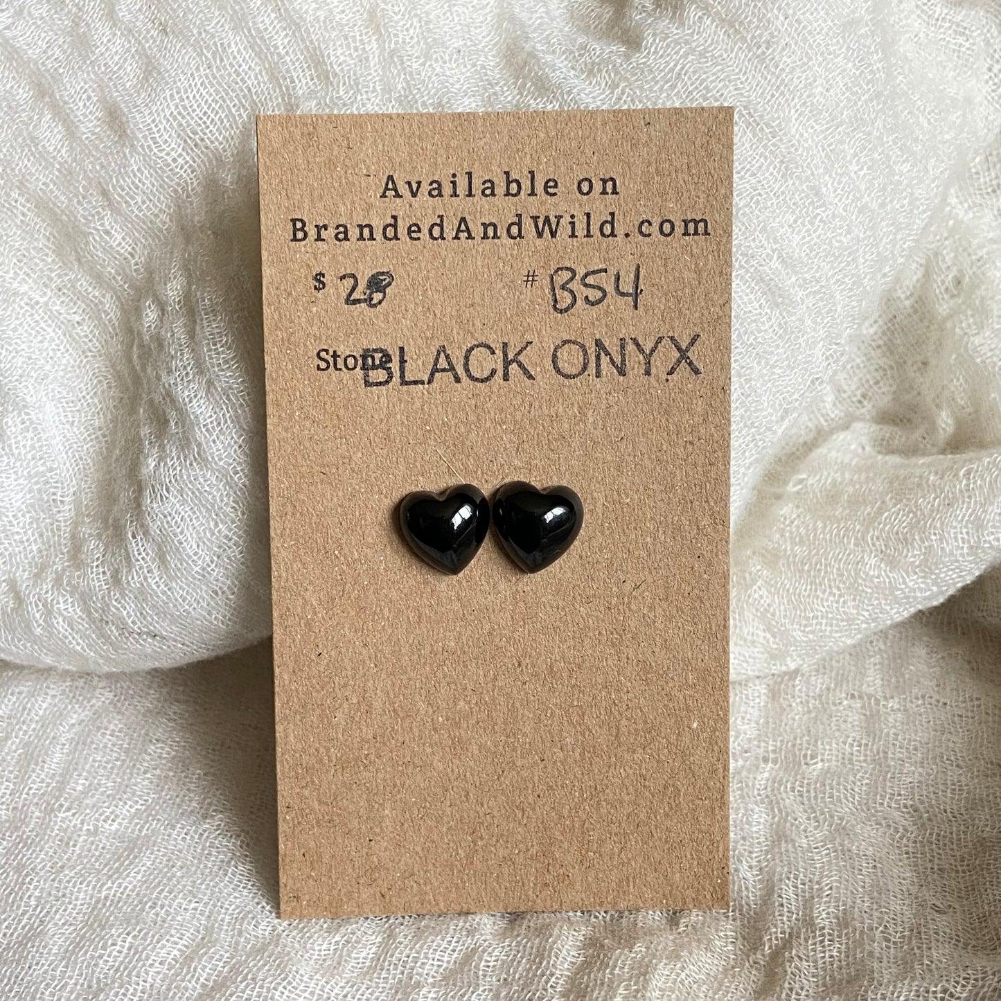 Black Onyx Cabochon - B54 EE0CCDB1-9E3B-4787-B807-6AE537B1AEAD Brandedandwild.com
