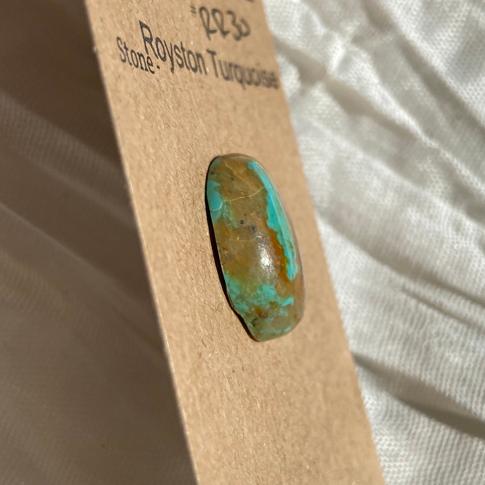 Royston Ribbon Turquoise Cabochon RR30 EE216A11-C943-411A-A02A-107FC6C5D069 Brandedandwild.com