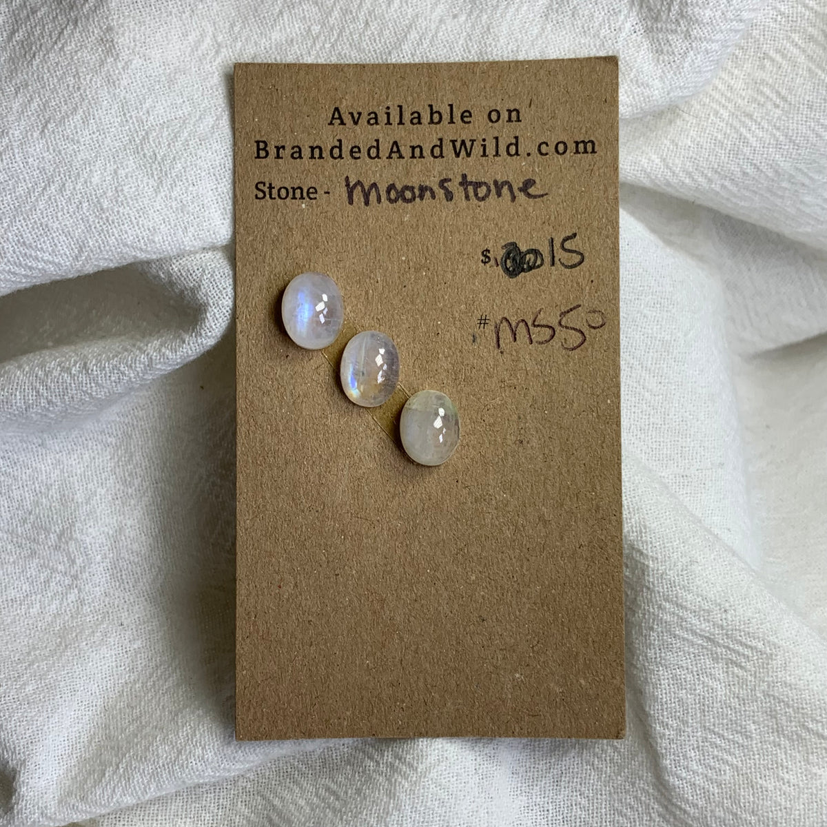 Moonstone Cabochon - MS50 EE3DFD6E-50C4-45D7-948A-3095E4082453 Brandedandwild.com