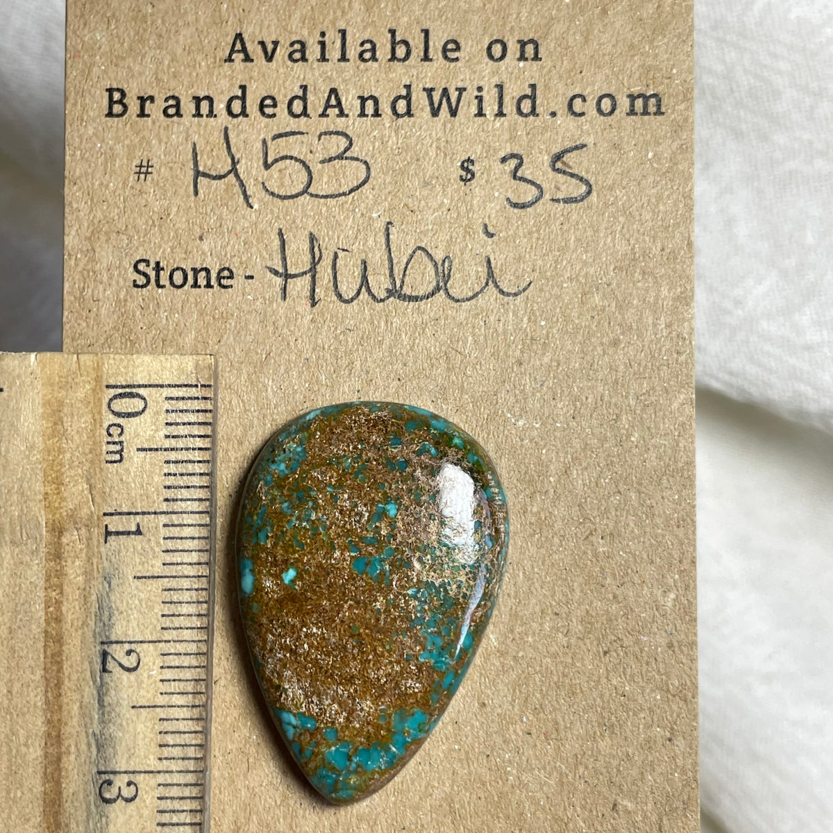 Hubei Turquoise Cabochon - H53 EE40E04D-9D01-411E-B28E-4C8FB32292E2 Brandedandwild.com
