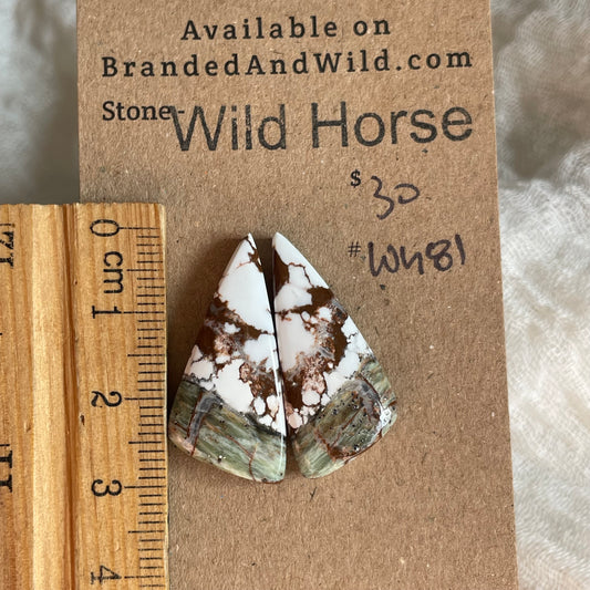 Wild Horse Cabochon - WH81 EE4B0337-A0C4-4214-B9DF-B396DCD7EE01 Brandedandwild.com