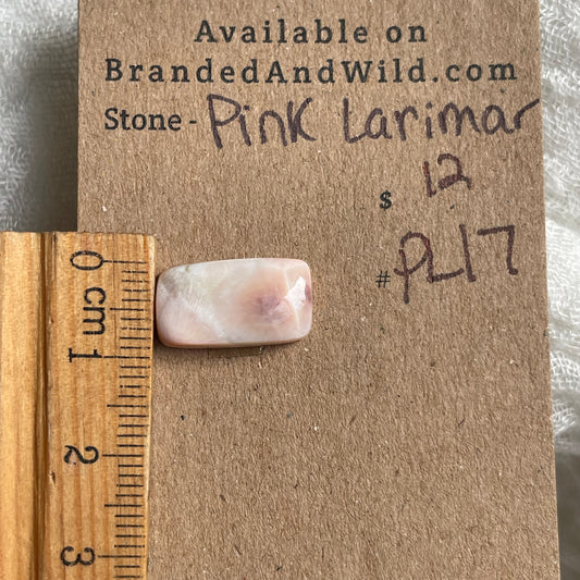 Pink Larimar Cabochon - PL17 EE4CBAD9-0DFB-4A94-ACED-016D7D1C549C Brandedandwild.com