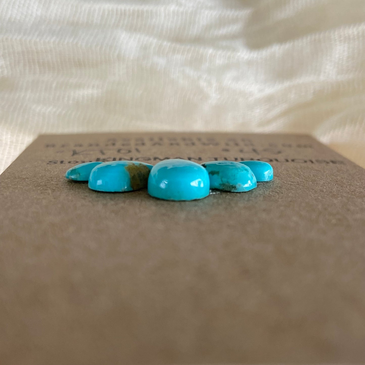 Kingman Turquoise Cabochon - KT01 EE5E829A-ED9D-4027-BAA1-34B67C6FC301 Brandedandwild.com