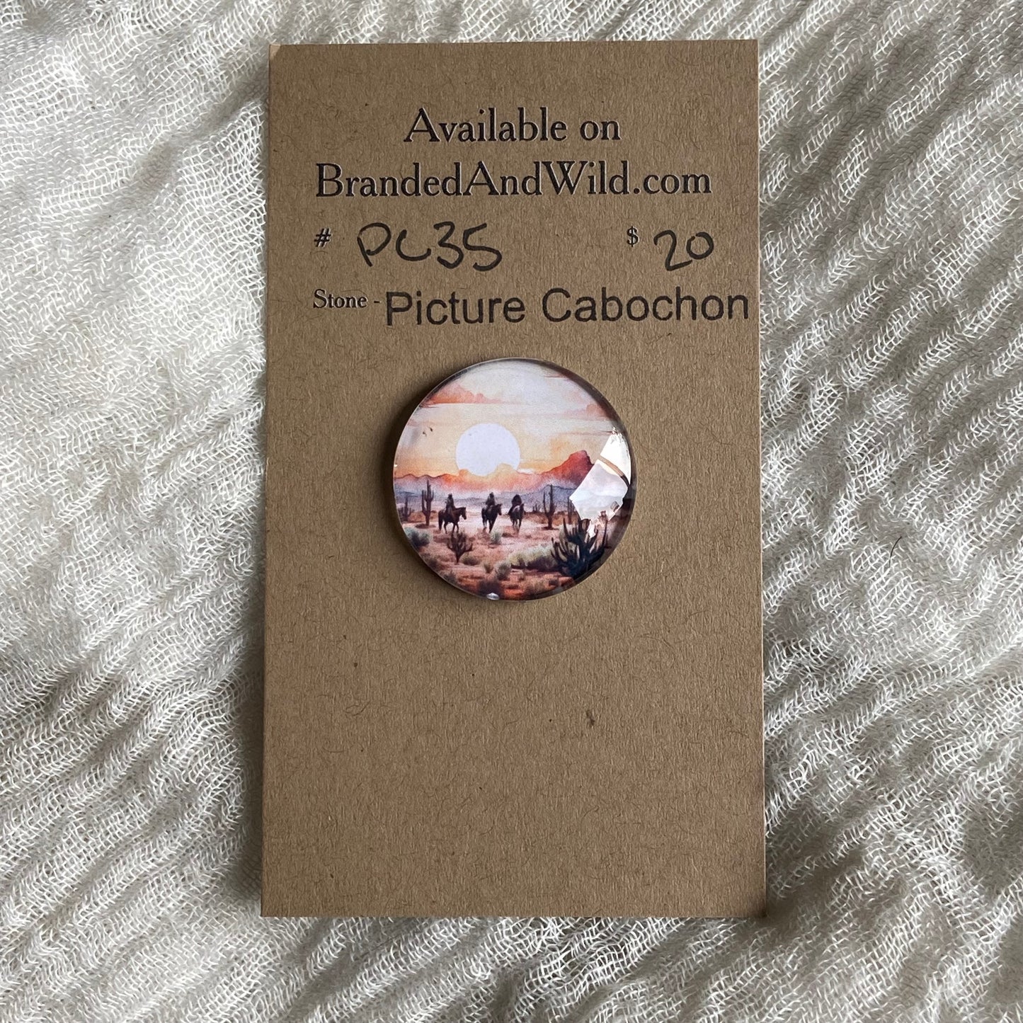 Picture Cabochon - Cabochon - PC35 EE740BBC-58F4-47EB-B1A2-1C2C6E1C5129 Brandedandwild.com