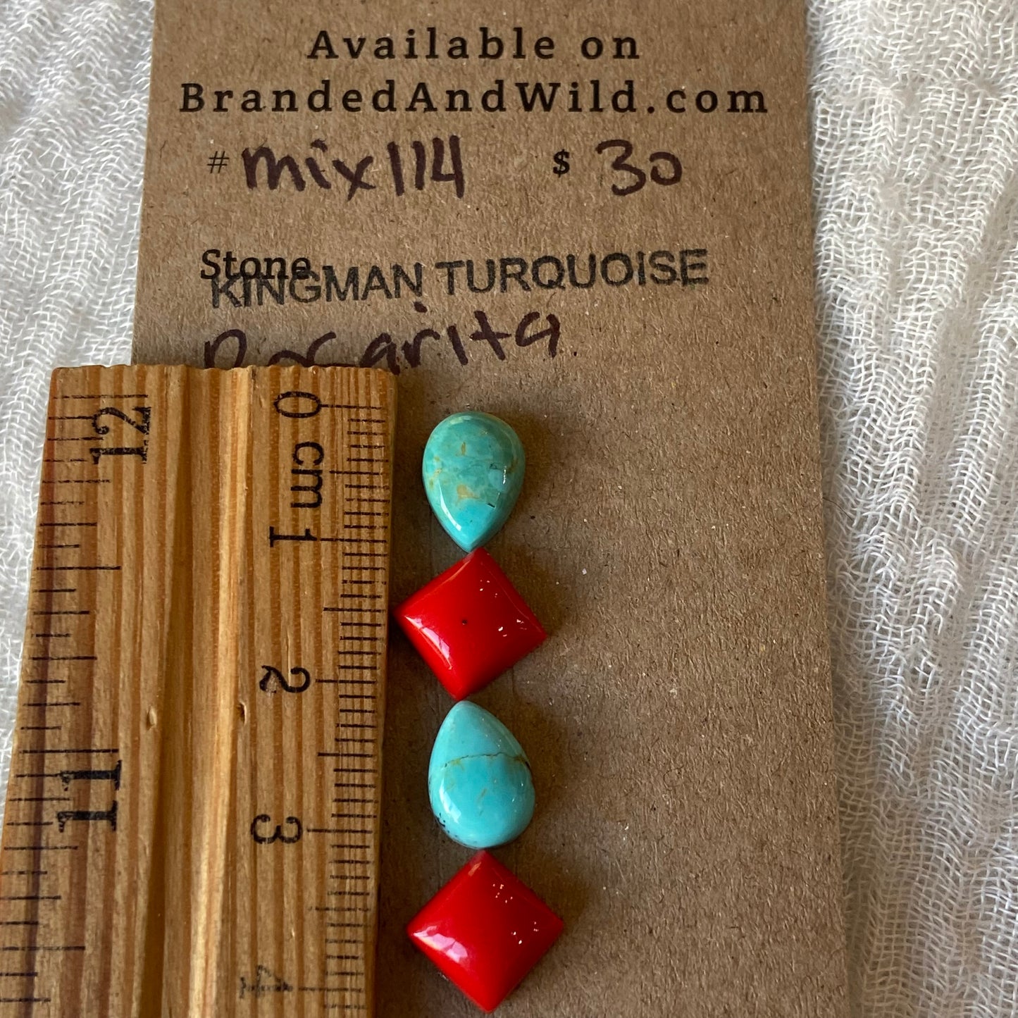 Rosarita / Kingman Cabochon - MIX114