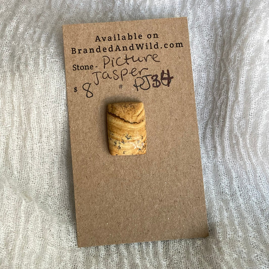 Picture Jasper Cabochon - PJ34