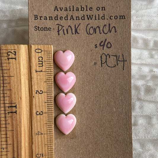 Pink Conch Cabochon - PC74 EE92D09B-4156-4398-A32D-F7780314DE22 Brandedandwild.com