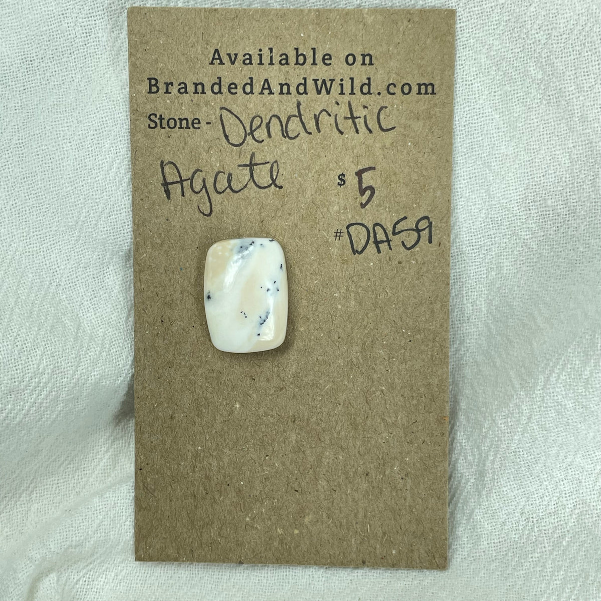 Dendritic Agate Cabochon - DA59 EEB860E3-D065-4507-AE71-4CF81D06E92F Brandedandwild.com