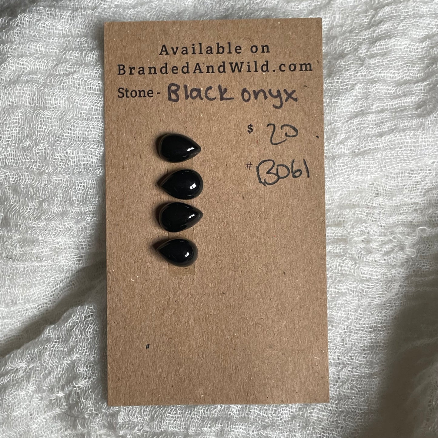 Black Onyx - Cabochon - BO61