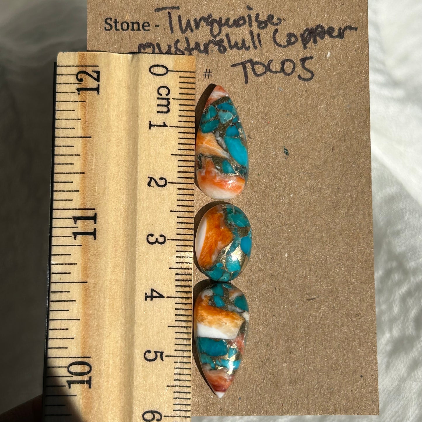 Turquoise, Oyster Shell, Copper - TOC05