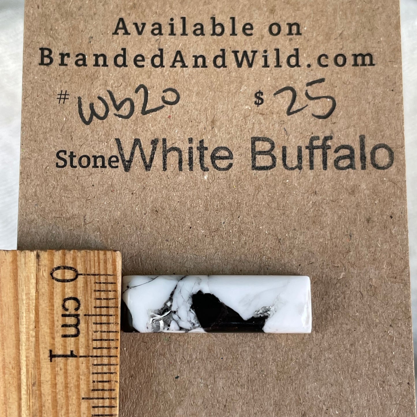 White Buffalo Cabochon - WB20